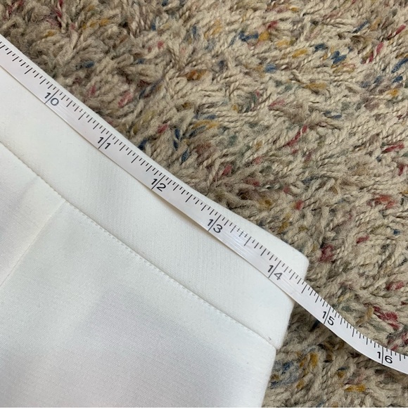 BCBGMaxAzria Andy Slim-Leg White Trouser Pant - Picture 9 of 10